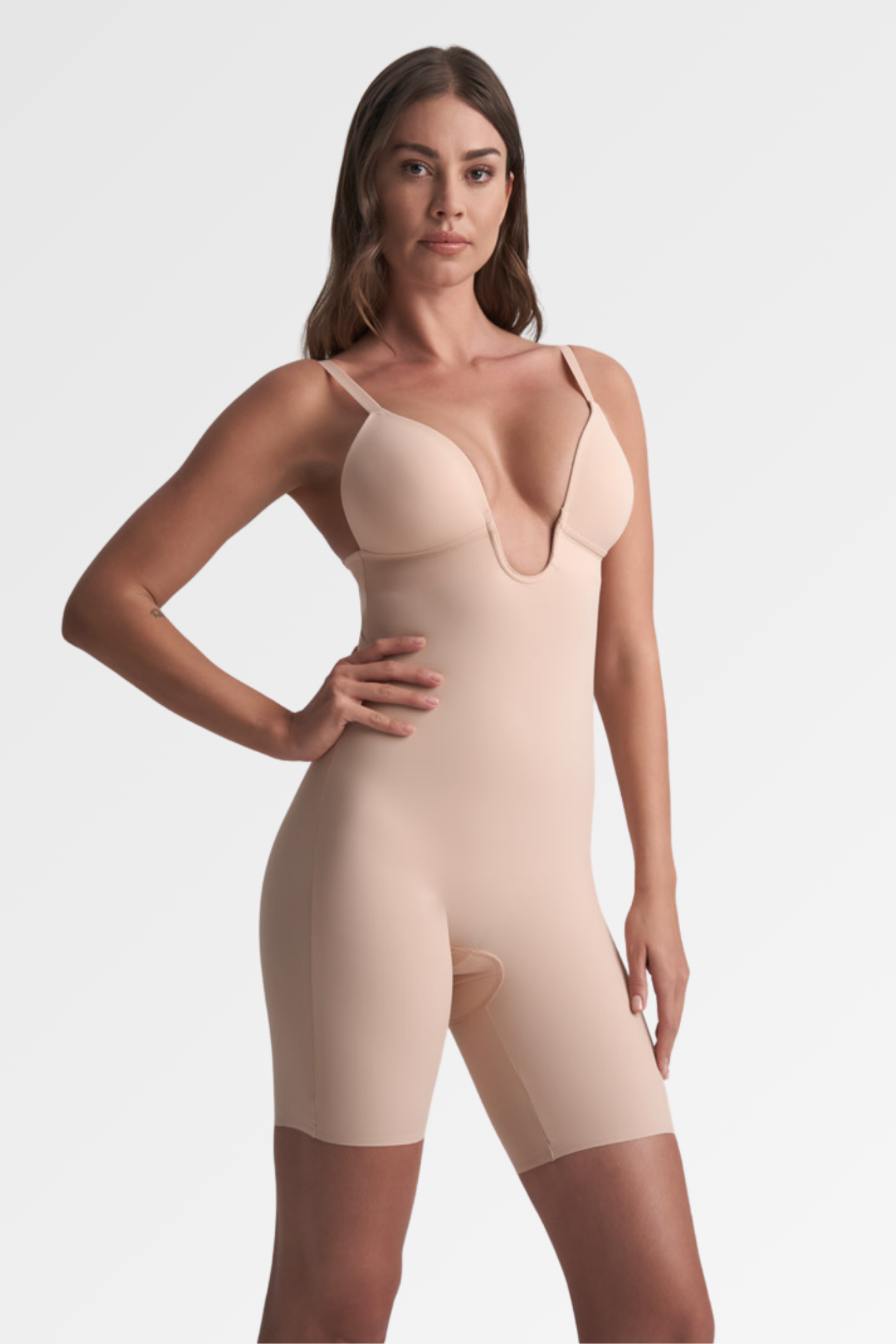Sculpting Bodysuit Deep Plunge
