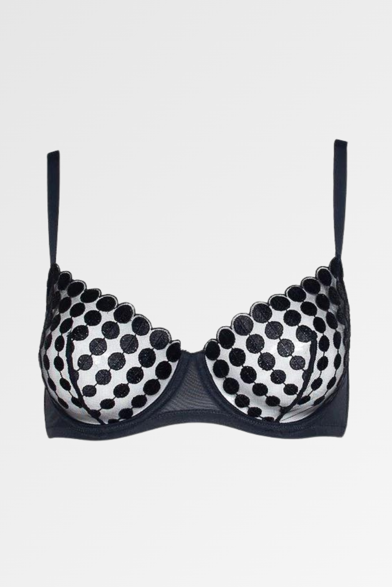 Deco Dots Balconette Bra