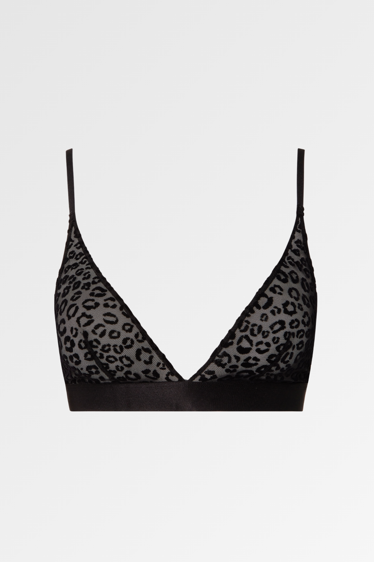 Understatement Mesh Triangle Bralette