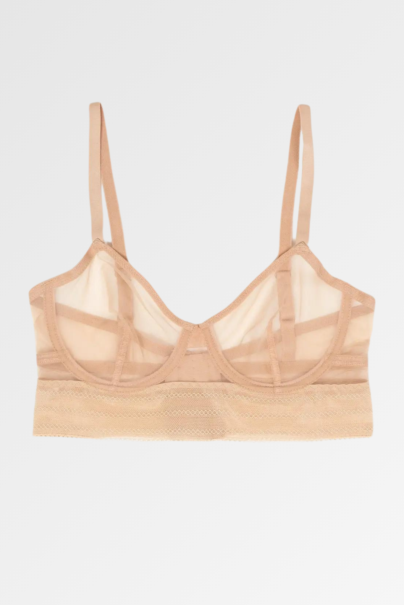 Bare Underwire Longline Bra