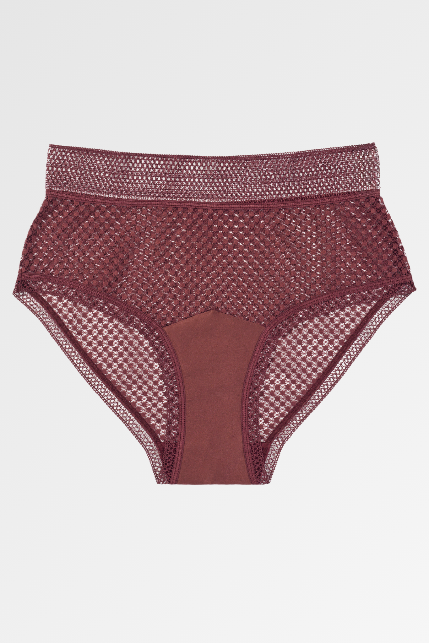 Bella High Waist Brief Merlot