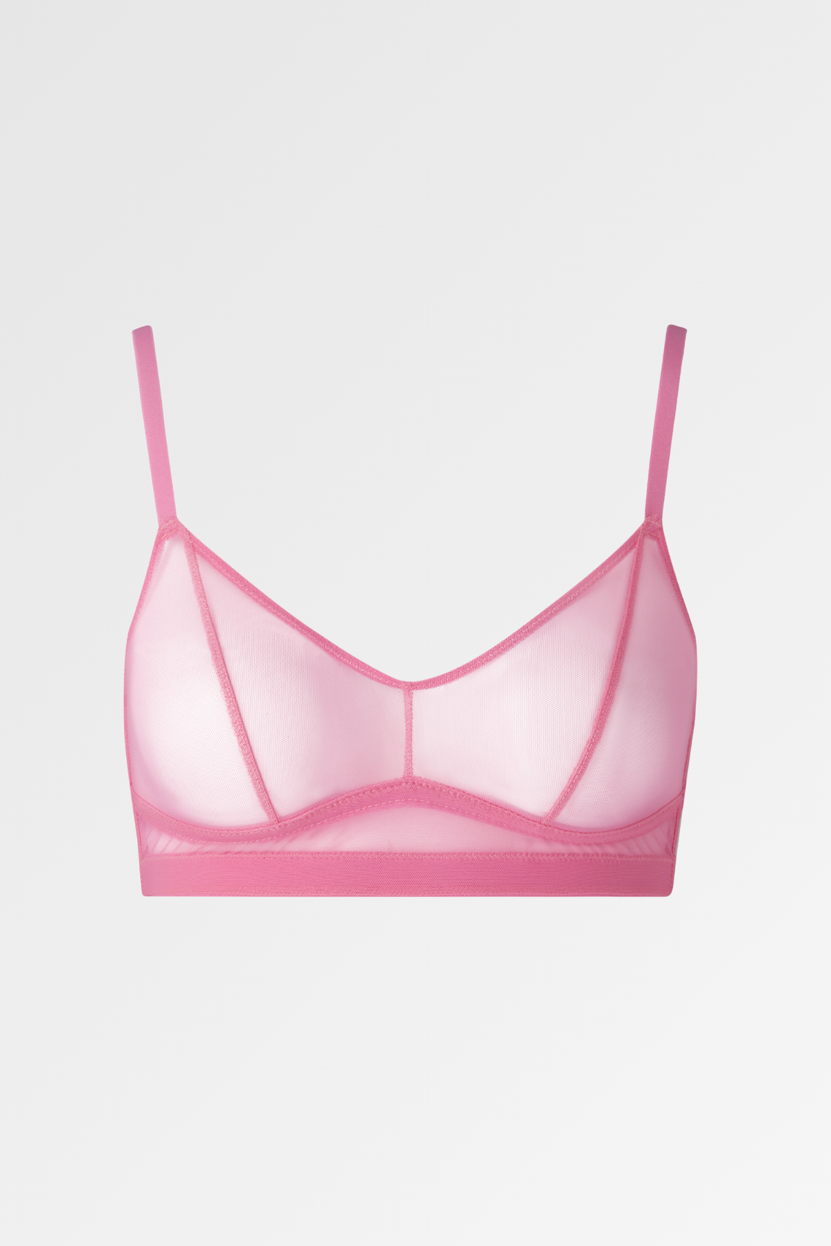 Understatement Mesh Balconette Bra