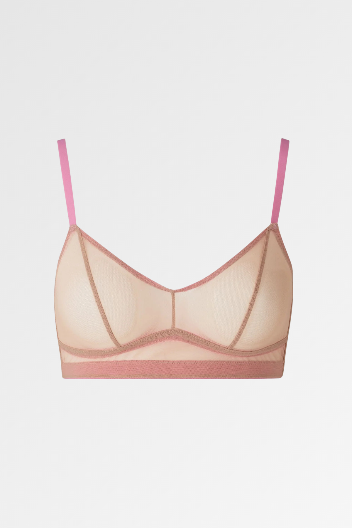Understatement Mesh Balconette Bra