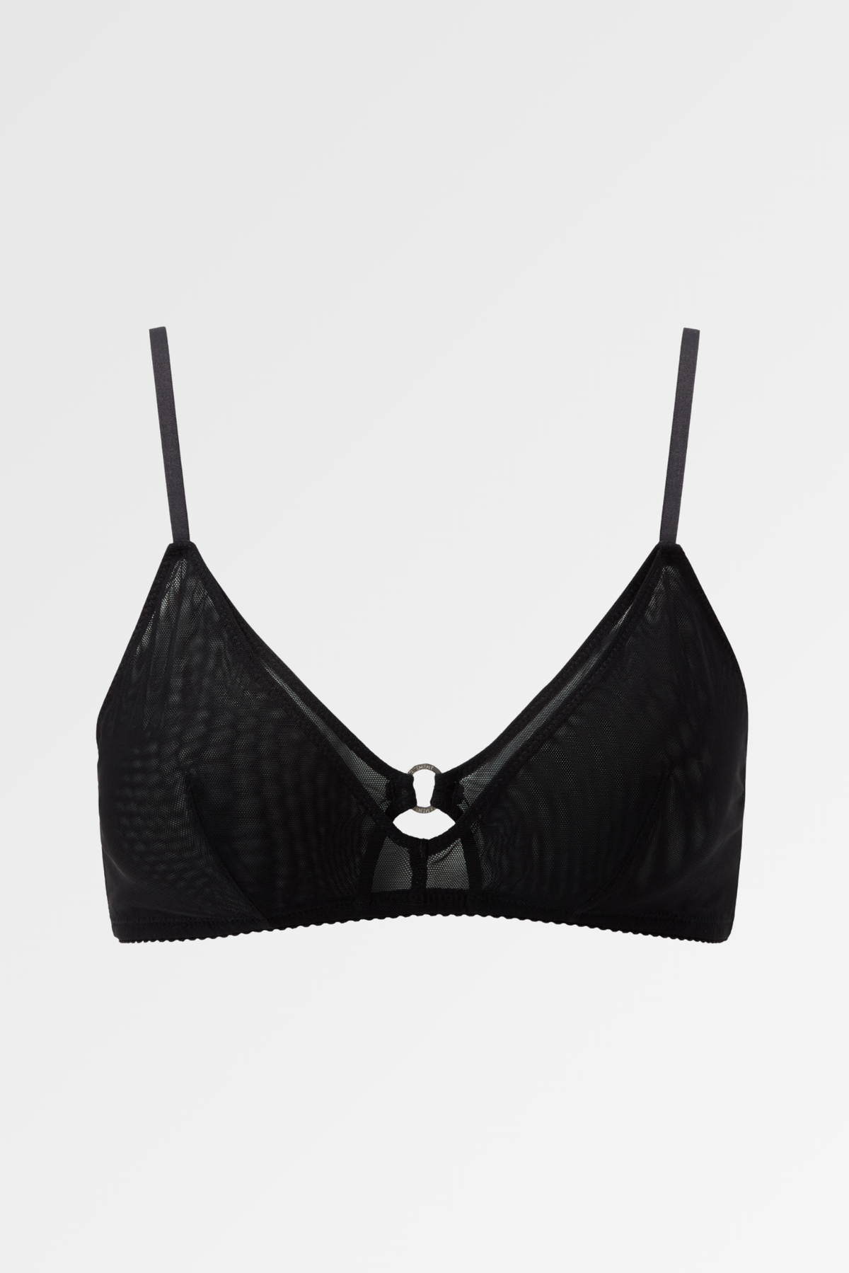 Understatement Mesh Double Triangle Bralette