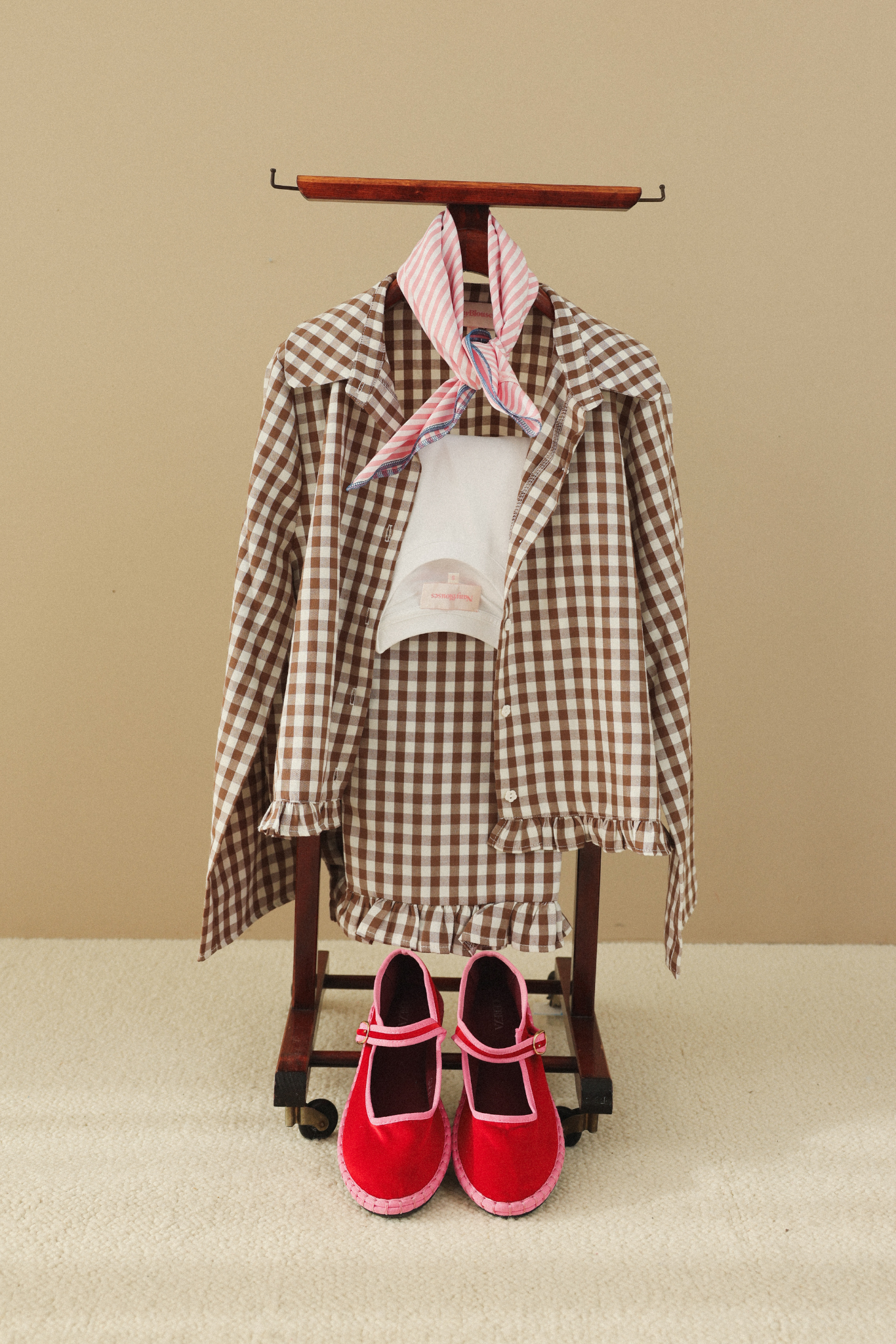 Le Vichy Pyjama Set Long Sleeve